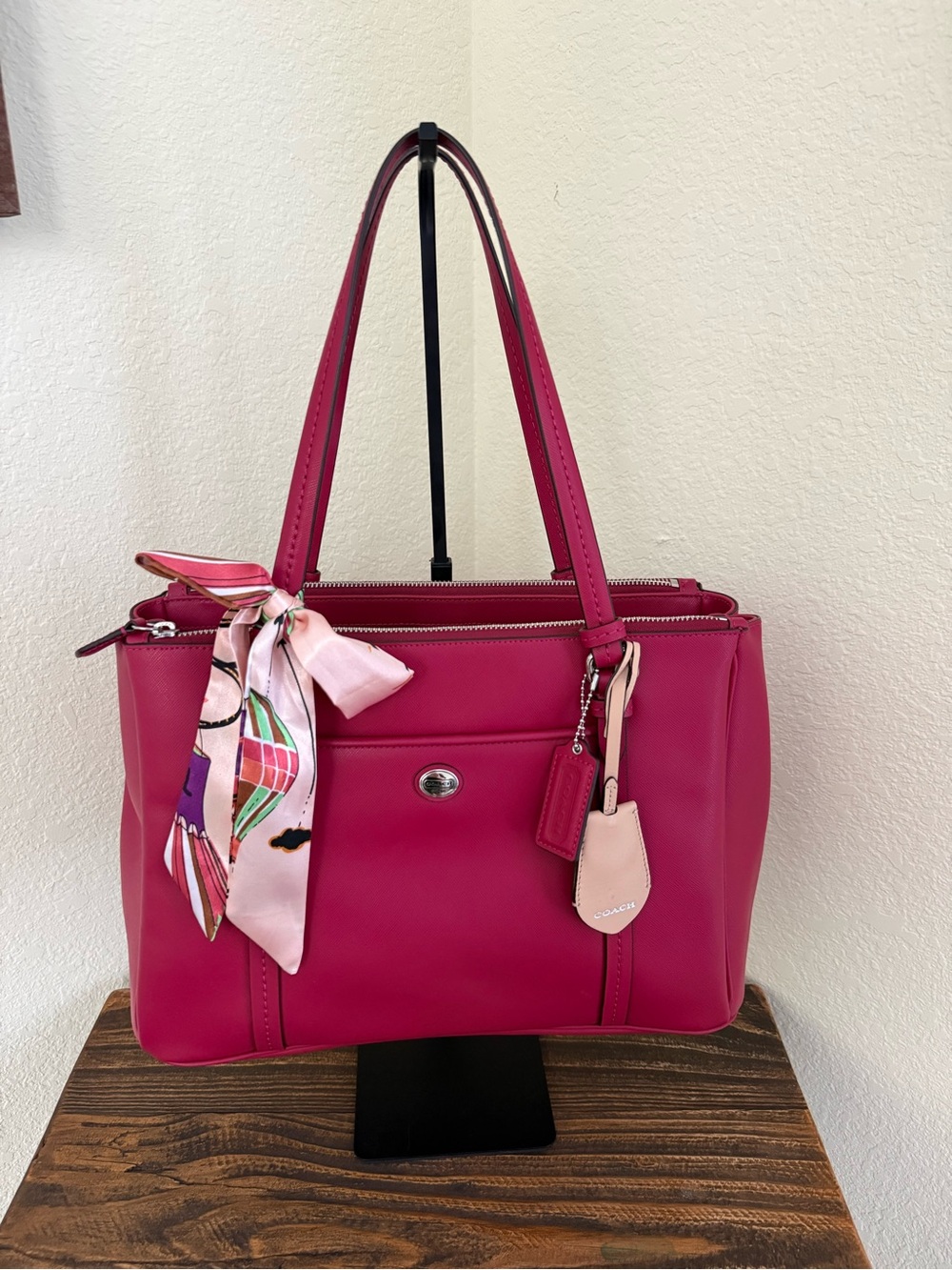 Coach Peyton Leather Jordan Double Zip Carryall | 2013
